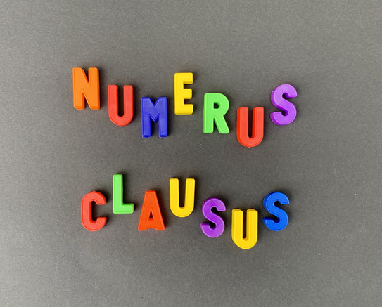 Schriftzug Numerus Clausus