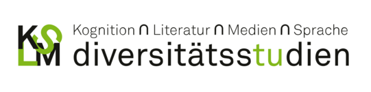 Institute for Diversity Studies logo: KSLM: Kognition Literatur Medien Sprache Diversitätsstudien