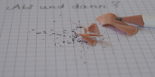 Abi und dann? Schriftzug Abi und dann?