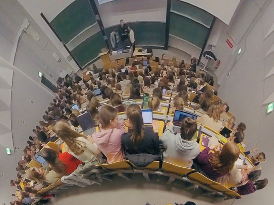 Blick in den Hörsaal 