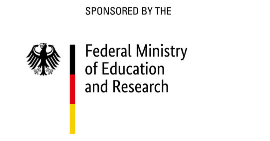 BMBF logo: Sponsored by the Federal Ministry of Education and Research